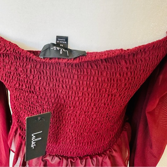 Lulu’s Ruffled Peplum Top - Picture 5 of 6